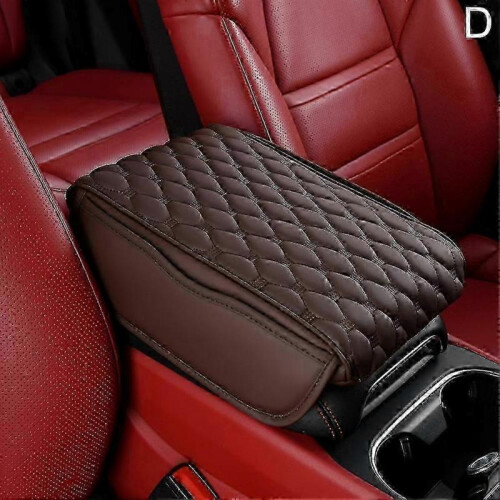 (brown) Heightening armrest pad for E-Class cars with storage space 2025