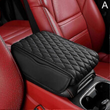 (black) Heightening armrest pad for E-Class cars with storage space 2025