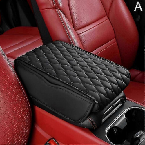 (black) Heightening armrest pad for E-Class cars with storage space 2025