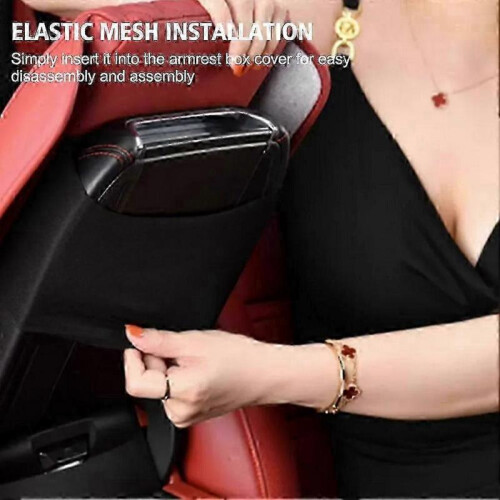 (light yellow) Heightening armrest pad for E-Class cars with storage space 2025 1