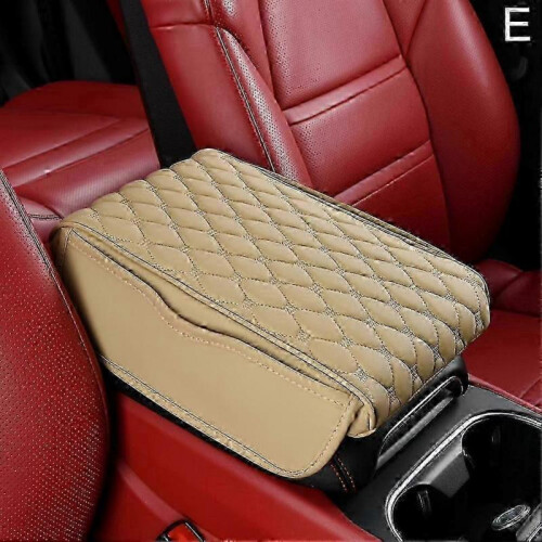 (light yellow) Heightening armrest pad for E-Class cars with storage space 2025