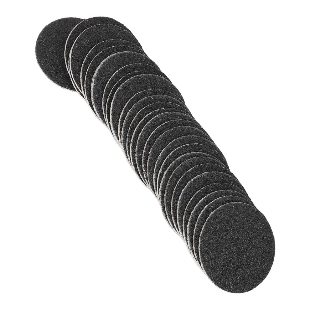 Emery 180 Grit Foot File Replacement Disks 60pcs for Smooth Soft Feet