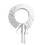 Renaissance Collar Elizabethan White Ruffled Neck Collar Shawl 1