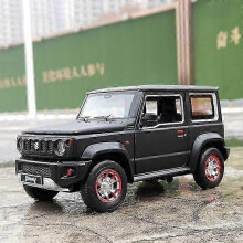 (Black) 1:18 SUZUKI Jimny SUV Alloy Car model Diecasts & Toy Vehicles Wheel Steering Sound and light Car Toy Model Collection Gift 2025