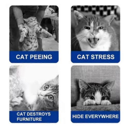 (UK Plug Lavender 2 bottle) Cat Diffuser - 2025 Best Cat Pheromones Calming Diffuser 2025 2