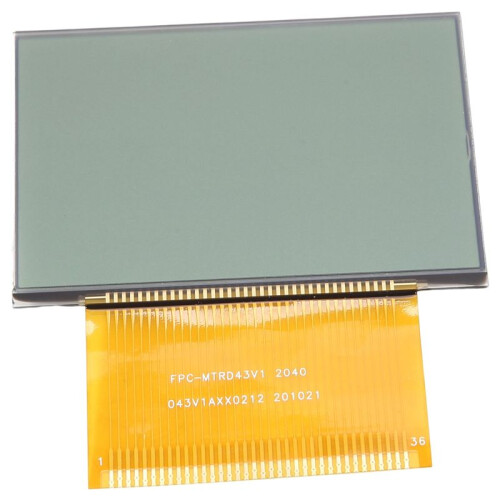 LCD-display til instrument