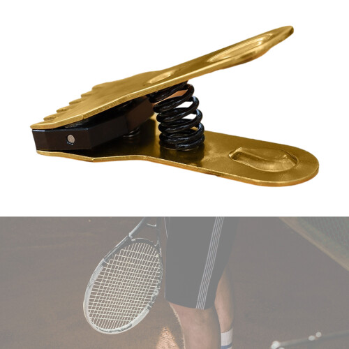 Badminton Racket Stringing Clamp with 6 Prong Flying Clamp 1