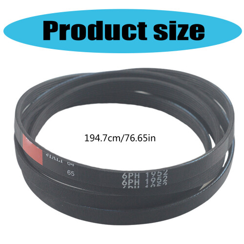 6PH1952 Washer Drive Belt Transmission Belt Replacement for 2