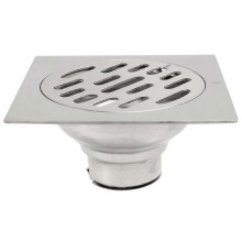 Thick Stainless Steel Anti-Odor Square Floor Drain Waste Drain Cover Hotel Bathroom Shower Drain 100 2025