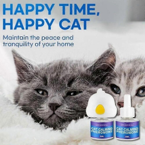 (EU Plug Lavender 1 bottle) Cat Diffuser - 2025 Best Cat Pheromones Calming Diffuser 2025 1