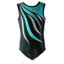 (13-14Y, female) Girls' Gymnastics Leotard Ballet Leotards Sleeveless Dancewear 2025