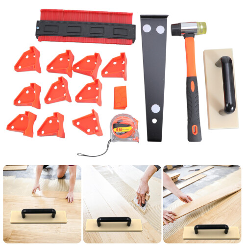 Upgraded Laminate Wood Flooring Installation Kit with Solid 1