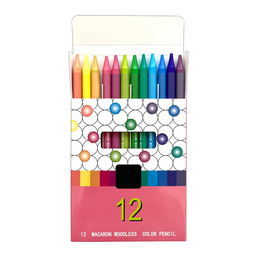 12 Colors Woodless Colored Pencil Coloring Pencil Drawing 7627000089403