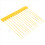 100 Plastic Tamper Seals, Numbered Zip Ties Tags, Disposable 250mm E 6