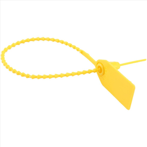 100 Plastic Tamper Seals, Numbered Zip Ties Tags, Disposable 250mm E 1