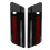 2pcs Motorcycle Saddlebag Latch Cover Reflectors 3