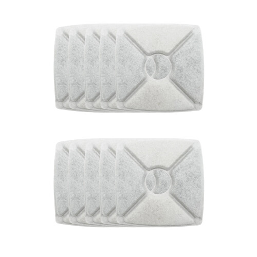 Set of 10 Replacement Filter for Automatic Pet Fountain Cats