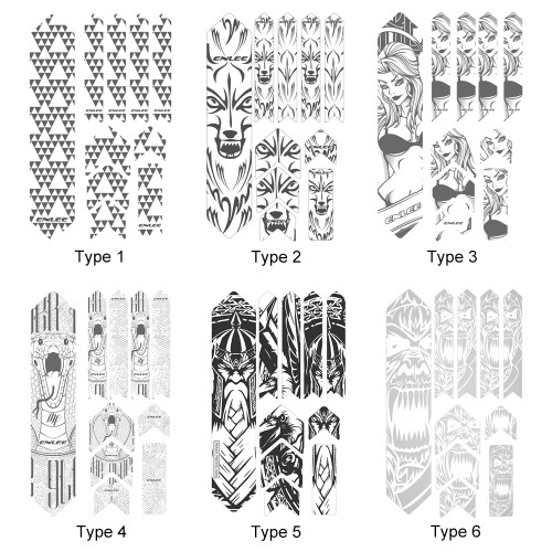 Bike Frame Sticker Mountain Bike Scratch Resistant 2
