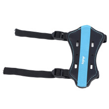 Children's Archery Arm Guard PU Leather Adjustable Thickened Breathable Blue