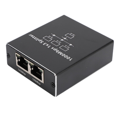 Ethernet Splitter 1 to 3 1000Mbps LAN Splitter 2