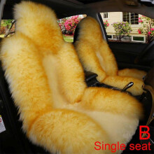 (B) Universal Car Front Seat Covers Australian Wool Autumn Auto Seat Warm Cushion Fur Interior Winter Accessories M5E5 2025