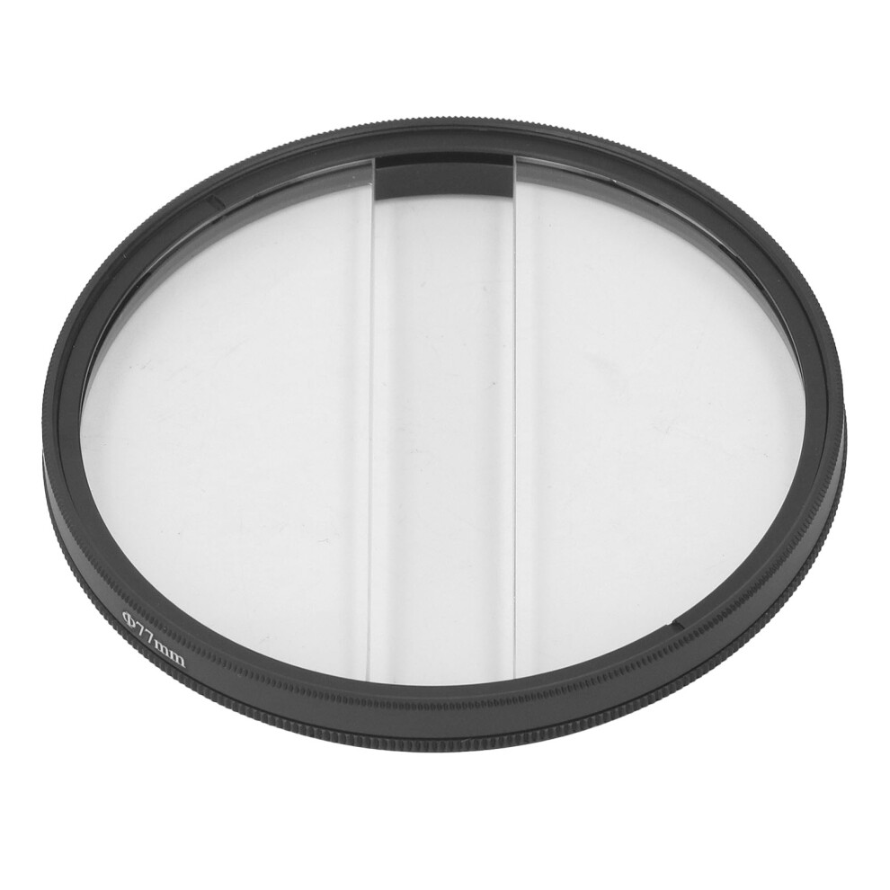 77Mm Double Half Moon Prism Camera Effect Filter For Slr Photography 3211349026270