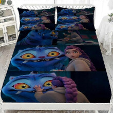 (137cm*193cm, wx94142) New Demon Hunters Bedding Set Demon Hunters Fitted Sheet Set 2025
