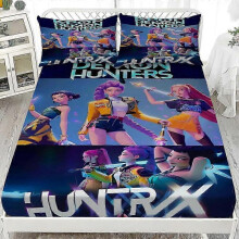 (100cm*190cm, wx94145) New Demon Hunters Bedding Set Demon Hunters Fitted Sheet Set 2025