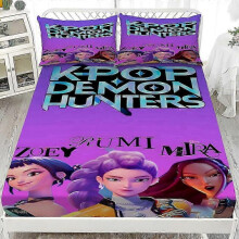 (152cm*203cm, wx94148) New Demon Hunters Bedding Set Demon Hunters Fitted Sheet Set 2025