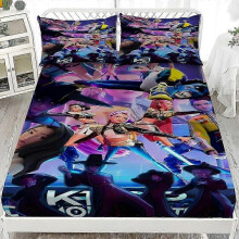 (152cm*203cm, wx94147) New Demon Hunters Bedding Set Demon Hunters Fitted Sheet Set 2025