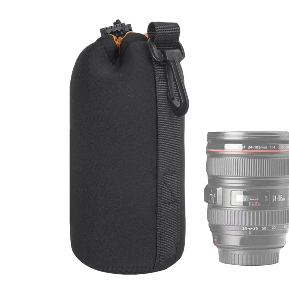 Dslr Lens Bag - Soft Neoprene Padded Storage Case For 18Cm Camera Lenses, Multicolored Protective Cover For Slr/Dslr 6038364337719