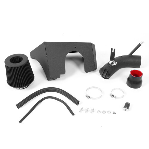 Turbo Cold Air Intake Kit Air Filter Clamps Hoses 1