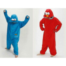 (S, male) Adult Sesame Street Cookie Elmo Costume_y 2025