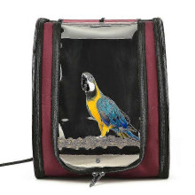 Portable Breathable Bird Carrier Cage Backpack for Large Parrots Pet Travel Box