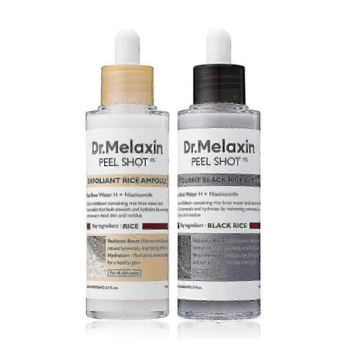 2PCS RICE AMPOULE PEEL SHOT GLOW EXFOLIANT 2025