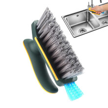 Cleaning Brush for Tile and Bathtub - Ergonomic Shower Scrubber with Hard Bristles for Floors and Sinks