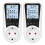 2x Electricity Meter for Socket, with Backlight,lcd Display, Energy Cost Meter,for Electrical Devic 1