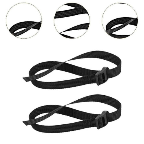 2x Rowing Machine Feet Straps Portable Easy To Install Accessories 2