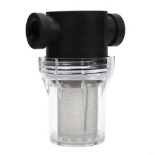Garden Pond Inline Mesh Strainer Water Pump Filter 3-Inch Reusable for Leaf Litter and Debris Protection