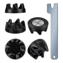 Kitchenaid Blender Coupler Replacement Parts (6 Packs) - 9704230 Blender Coupling with 1 Wrench S202