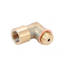 90 Angled Lambda O2 Oxygen Sensor Extender Spacer for Decat Hydrogen Brass M18x1.5