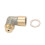 90 Angled Lambda O2 Oxygen Sensor Extender Spacer for Decat Hydrogen Brass M18x1.5 5