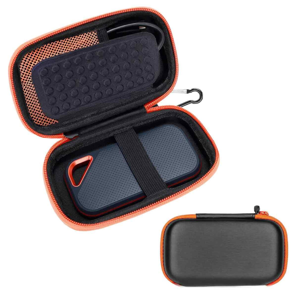 Hard Case Portable Travel Case for SanDisk Extreme PRO 1TB 2TB 500GB WD My Passport Protective Cover Storage Bag Orange-image-OPC-PKFCV2M-NEW