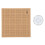 Versatile 11.8" Macrame Braiding Board with Double Grid Pattern 3