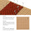 Versatile 11.8" Macrame Braiding Board with Double Grid Pattern 5