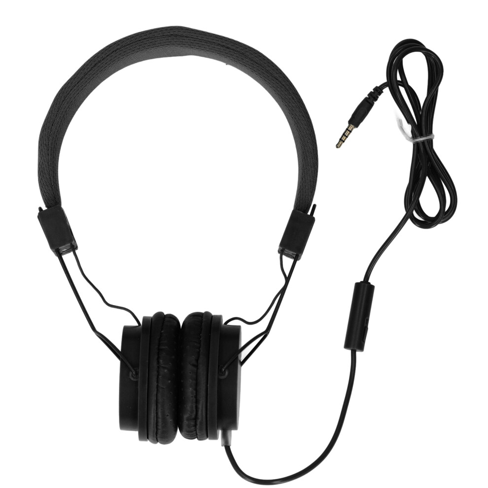 3.5Mm Wired Headset With Mic Stereo Foldable 8320539126128
