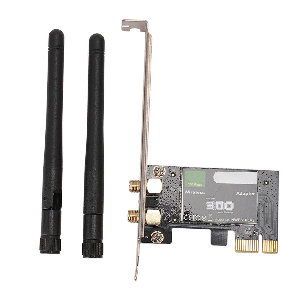 Wireless Pcie Wifi Adapter 300Mbps 2.4Ghz High 8320539126289