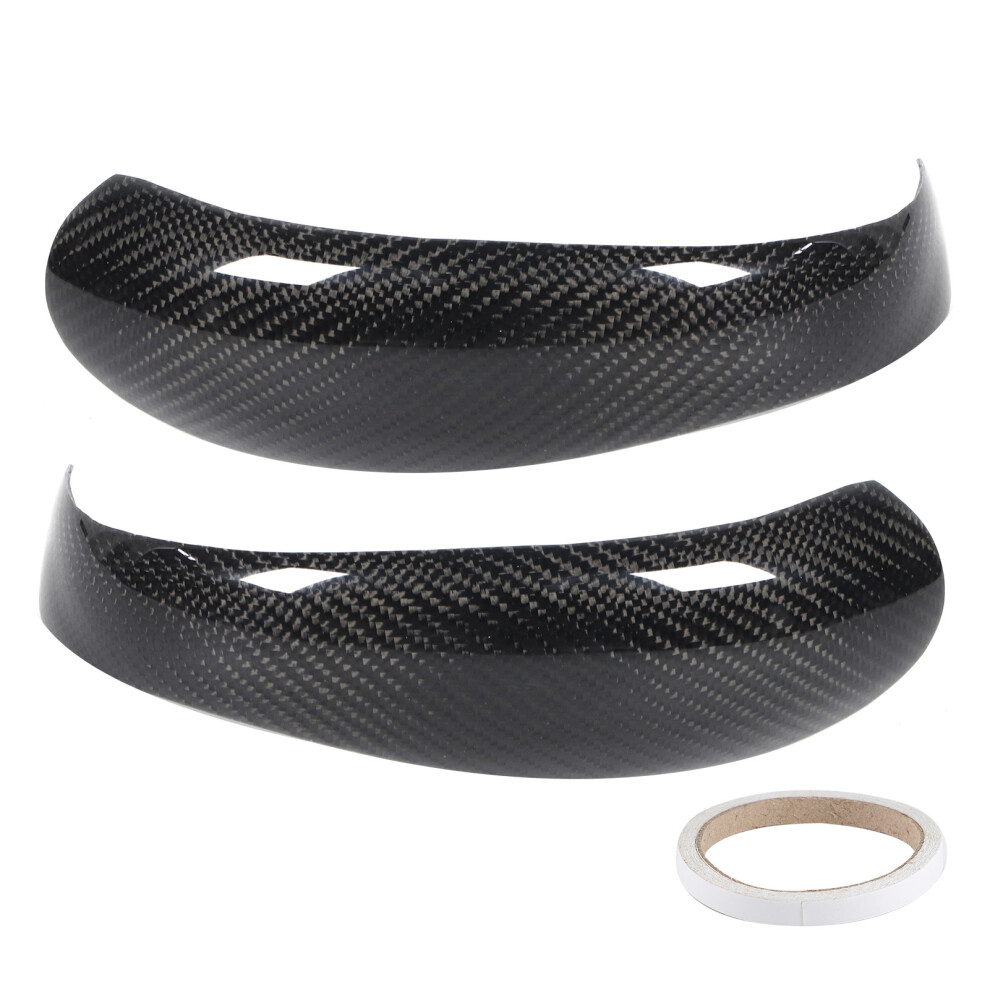 2Pcs Rearview Mirror Cover AddâOn Carbon Fiber Cap 8320539126340