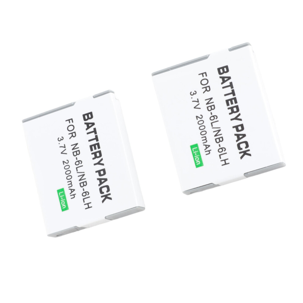 2Pcs 2000Mah 3.7V Camera Batteries For Sx710 Sx520 Sx530 Sx510 S120 Sx700 Sx610 Sx600 D30 S95 4641349029961