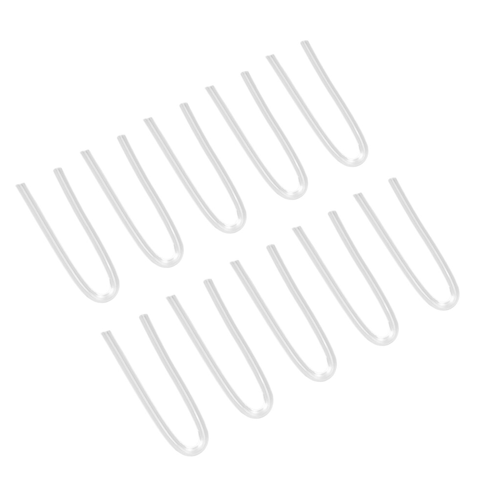 10PCS Silicone Preformed Sound Tube U Shape Replacement 3.5x2mm